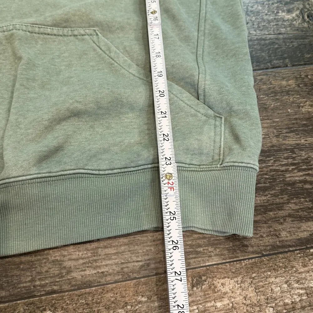 Columbia Hoodie Mens Medium Green Pullover Two Tone Kangaroo‎ Pocket Sweatshirt - Picture 8 of 11
